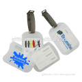 Plastic Travel Sewing Kit with Luggage Tag